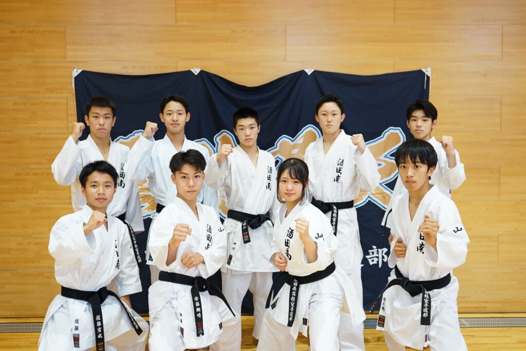 酒田南高校　試合用帽子 祝！インターハイ令和5年度第74回山形県高等学校総合体育大会空手道