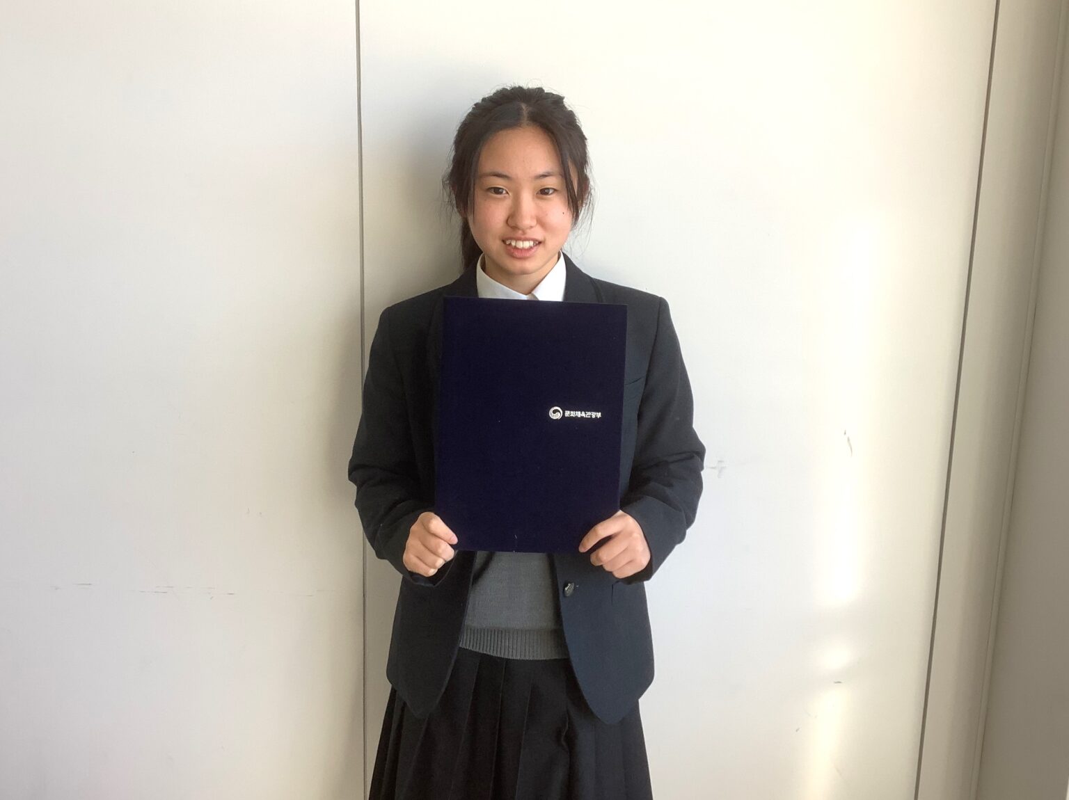 2年グローバル専攻 前田恋実さん 韓国語エッセイ入選! | 酒田南高等学校 | 学校法人天真林昌学園